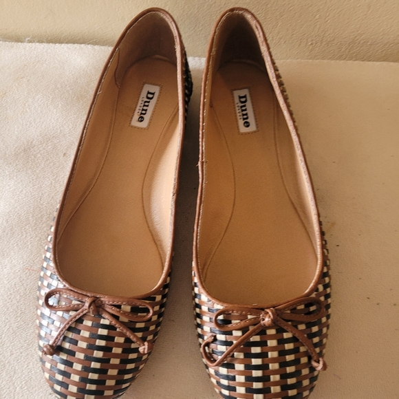 Dune London Ballet Pumps Women Shoe "Hope" Size 41 Leather US 9.5 - Picture 2 of 7